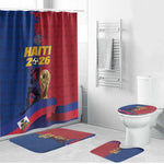 Afro-Haitians Football Bathroom Set Les Grenadiers 2026 World Football - African Pride