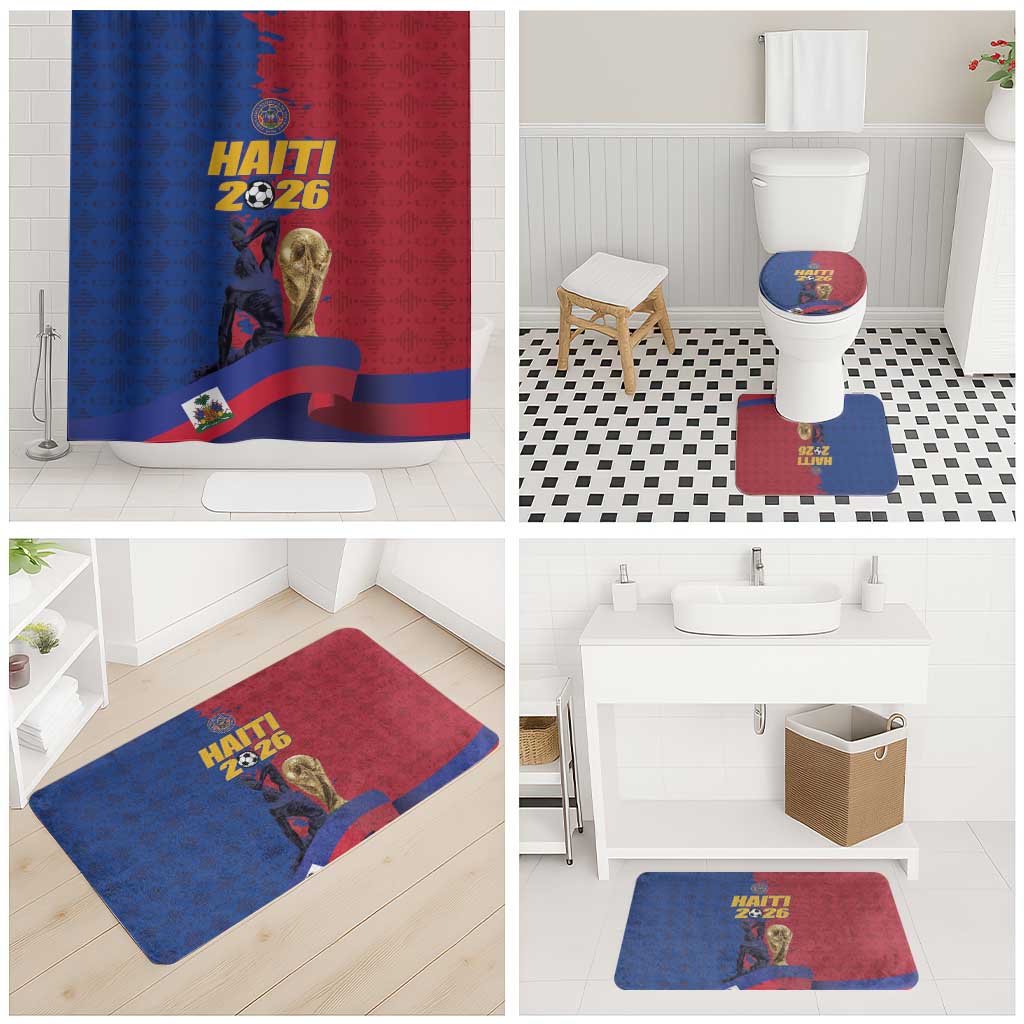 Afro-Haitians Football Bathroom Set Les Grenadiers 2026 World Football - African Pride
