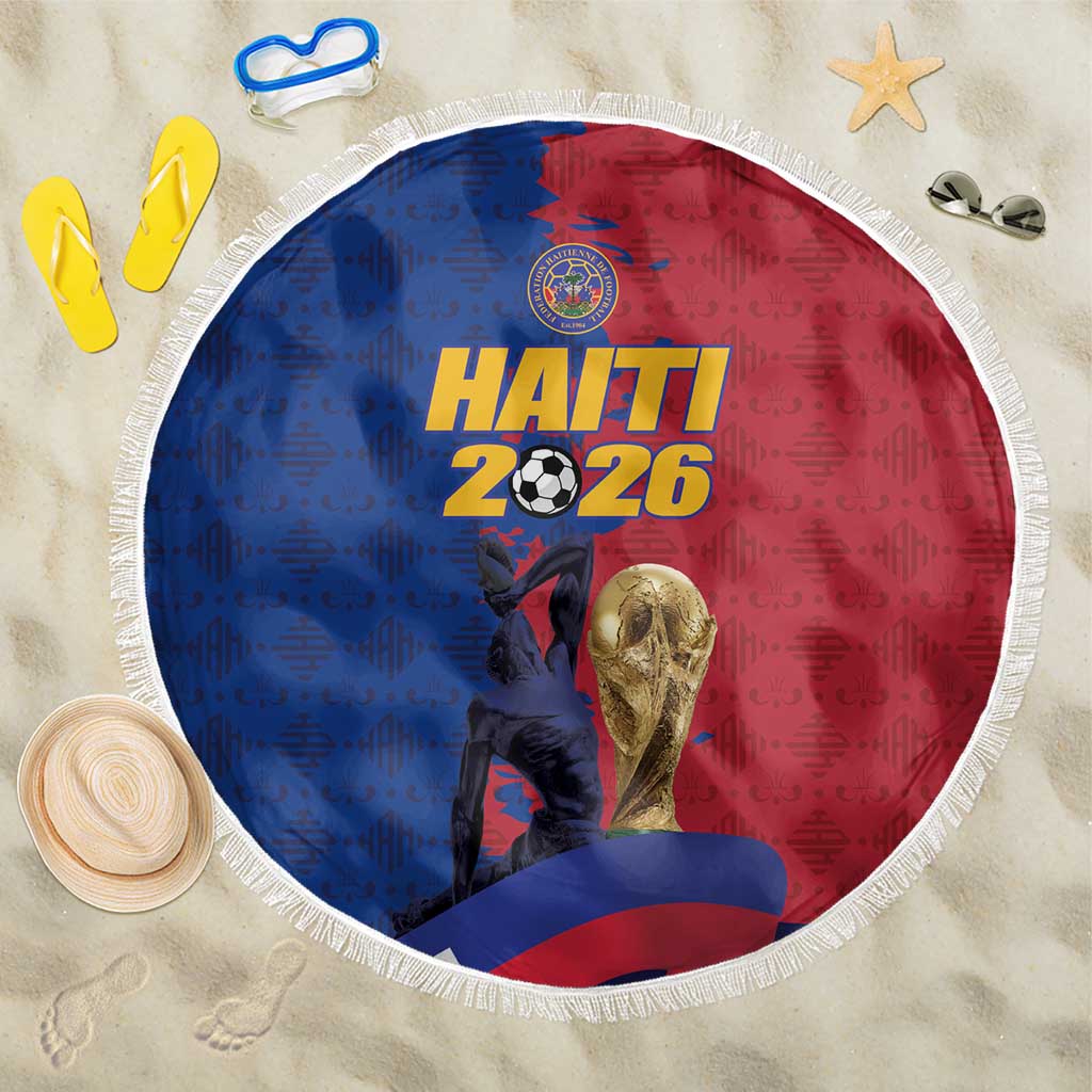 Afro-Haitians Football Beach Blanket Les Grenadiers 2026 World Football - African Pride