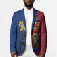 Custom Afro-Haitians Football Blazer Les Grenadiers 2026 World Football - African Pride