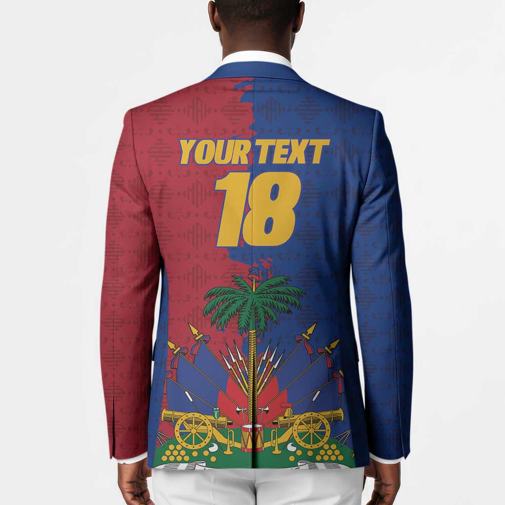 Custom Afro-Haitians Football Blazer Les Grenadiers 2026 World Football - African Pride