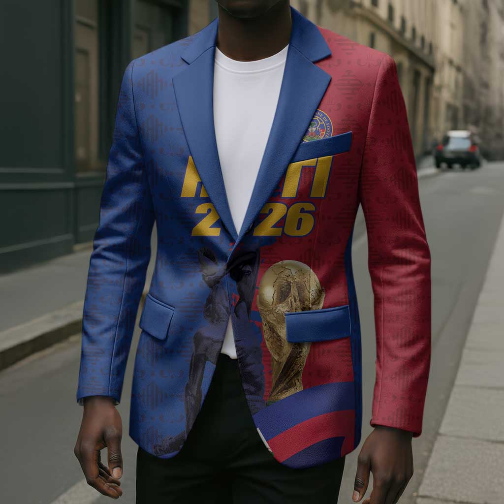 Custom Afro-Haitians Football Blazer Les Grenadiers 2026 World Football - African Pride