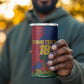 Custom Afro-Haitians Football 4 in 1 Can Cooler Tumbler Les Grenadiers 2026 World Football - African Pride