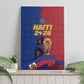 Afro-Haitians Football Canvas Wall Art Les Grenadiers 2026 World Football - African Pride