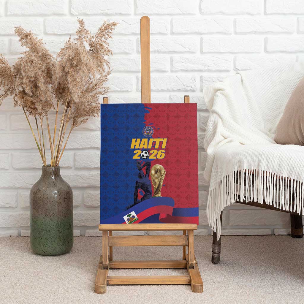 Afro-Haitians Football Canvas Wall Art Les Grenadiers 2026 World Football - African Pride
