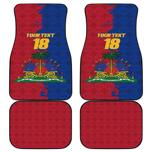 Custom Afro-Haitians Football Car Mats Les Grenadiers 2026 World Football - African Pride