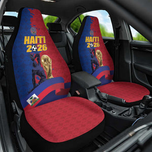 Afro-Haitians Football Car Seat Cover Les Grenadiers 2026 World Football - African Pride
