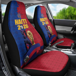Afro-Haitians Football Car Seat Cover Les Grenadiers 2026 World Football - African Pride