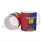Custom Afro-Haitians Football Ceramic Mug Les Grenadiers 2026 World Football - African Pride