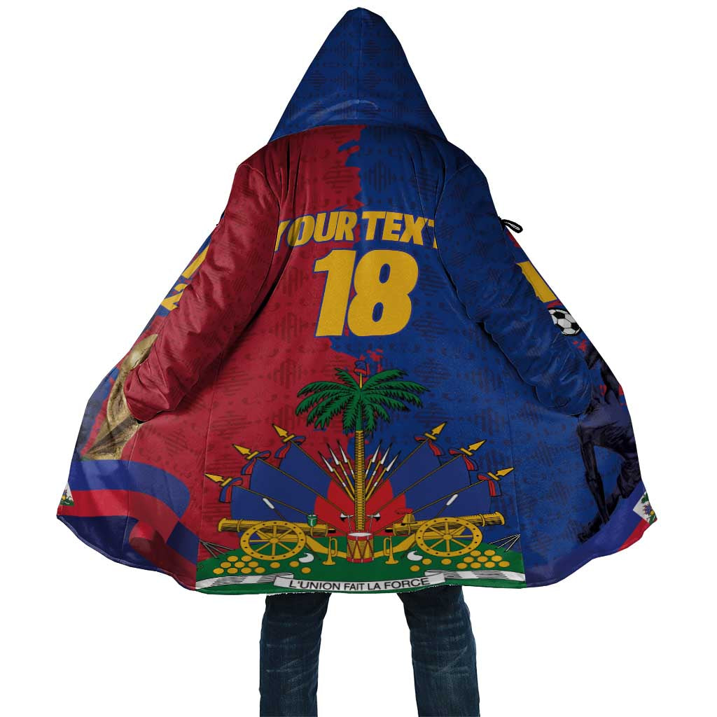Custom Afro-Haitians Football Cloak Les Grenadiers 2026 World Football - African Pride