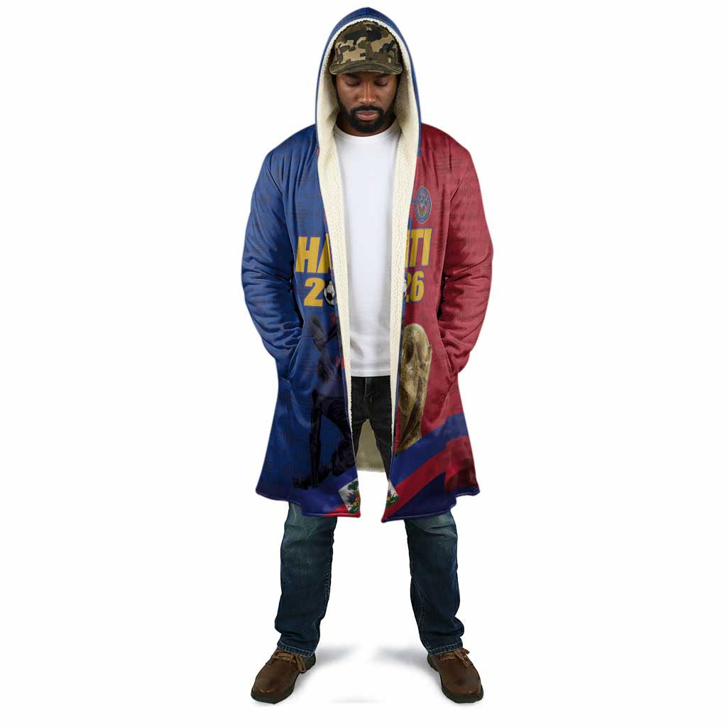 Custom Afro-Haitians Football Cloak Les Grenadiers 2026 World Football - African Pride