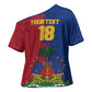 Custom Afro-Haitians Football Cross Shoulder Shirt Les Grenadiers 2026 World Football - African Pride