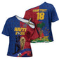 Custom Afro-Haitians Football Cross Shoulder Shirt Les Grenadiers 2026 World Football - African Pride