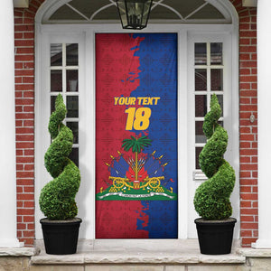 Custom Afro-Haitians Football Door Cover Les Grenadiers 2026 World Football - African Pride