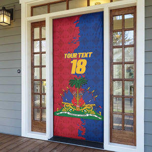 Custom Afro-Haitians Football Door Cover Les Grenadiers 2026 World Football - African Pride