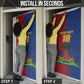 Custom Afro-Haitians Football Door Cover Les Grenadiers 2026 World Football - African Pride