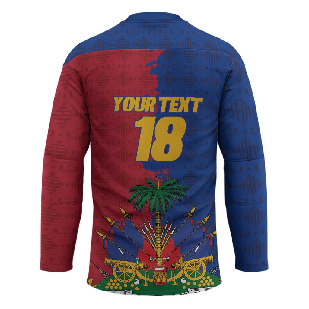 Custom Afro-Haitians Football Hockey Jersey Les Grenadiers 2026 World Football - African Pride