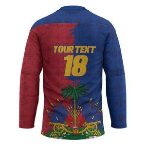Custom Afro-Haitians Football Hockey Jersey Les Grenadiers 2026 World Football - African Pride