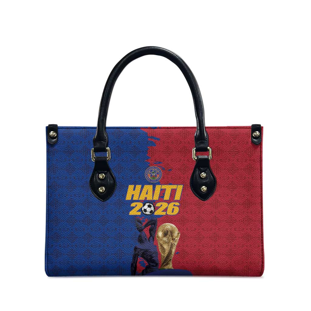Afro-Haitians Football Leather Bag Les Grenadiers 2026 World Football - African Pride