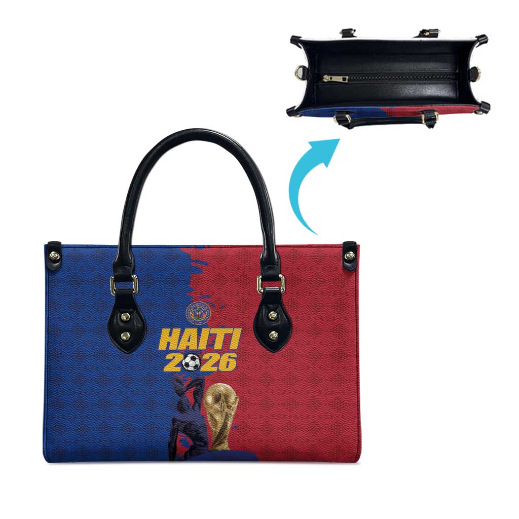 Afro-Haitians Football Leather Bag Les Grenadiers 2026 World Football - African Pride