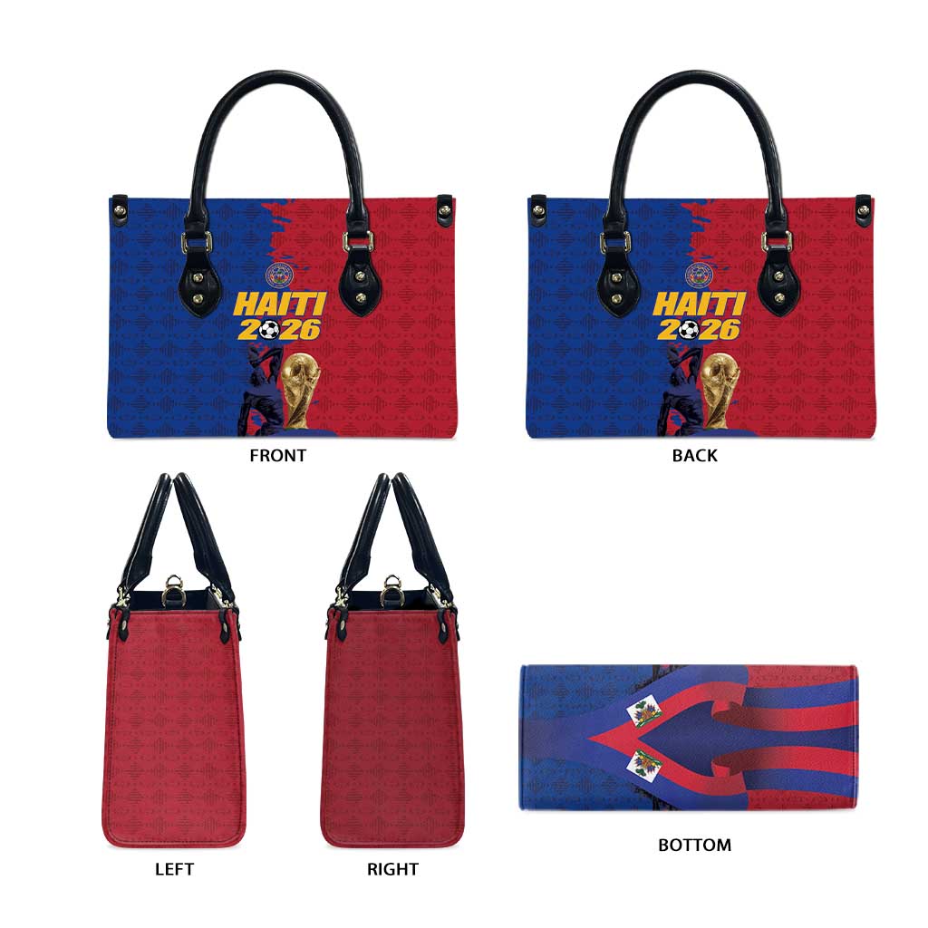 Afro-Haitians Football Leather Bag Les Grenadiers 2026 World Football - African Pride