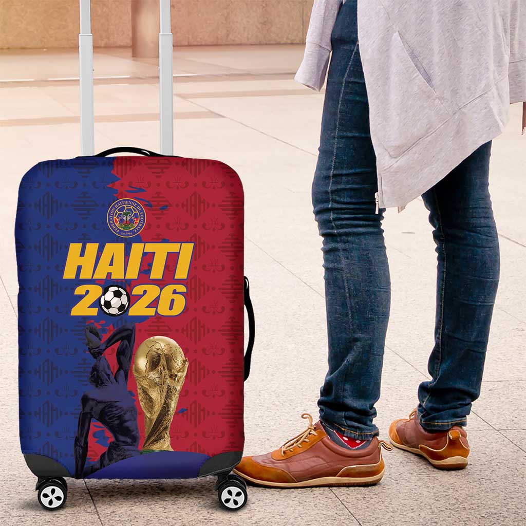 Afro-Haitians Football Luggage Cover Les Grenadiers 2026 World Football - African Pride