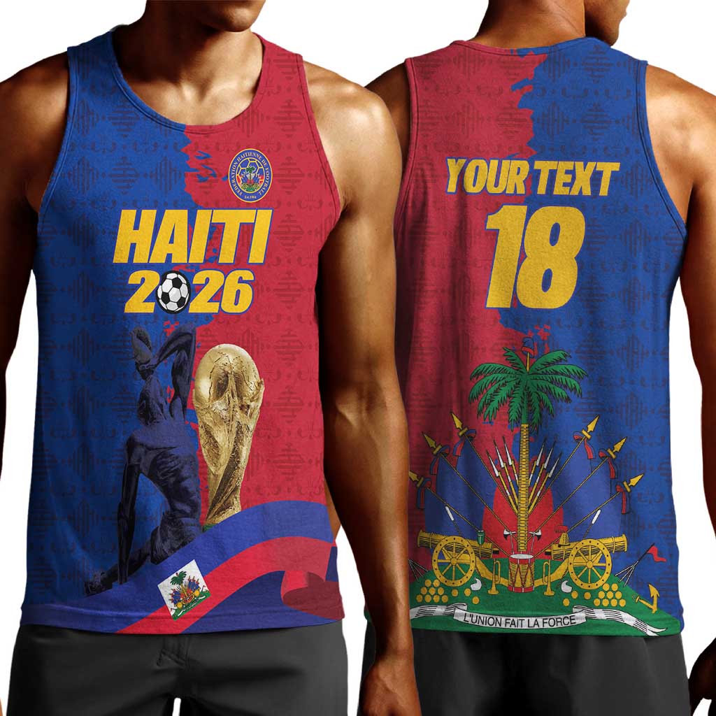 Custom Afro-Haitians Football Men Tank Top Les Grenadiers 2026 World Football - African Pride