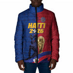 Custom Afro-Haitians Football Padded Jacket Les Grenadiers 2026 World Football - African Pride