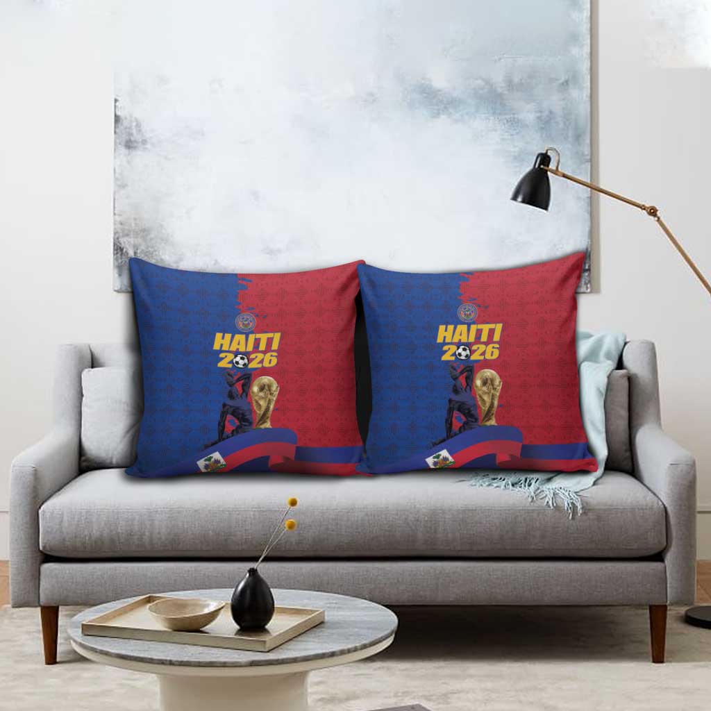 Afro-Haitians Football Pillow Cover Les Grenadiers 2026 World Football - African Pride