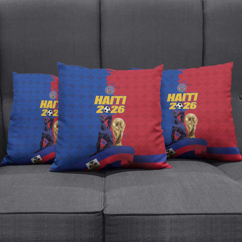 Afro-Haitians Football Pillow Cover Les Grenadiers 2026 World Football - African Pride