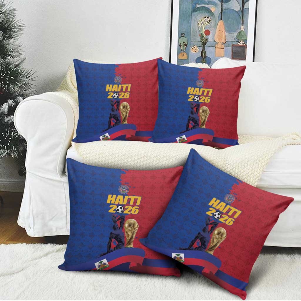 Afro-Haitians Football Pillow Cover Les Grenadiers 2026 World Football - African Pride