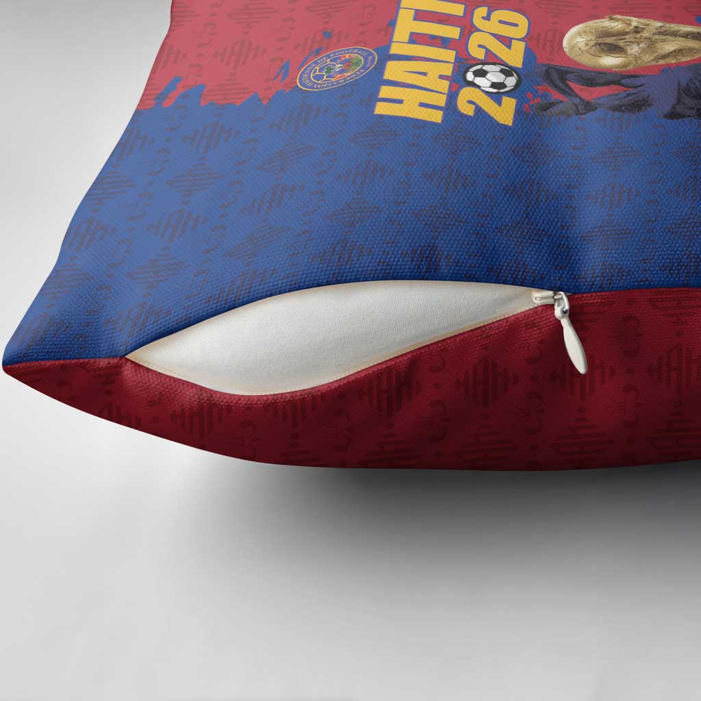 Afro-Haitians Football Pillow Cover Les Grenadiers 2026 World Football - African Pride