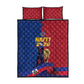 Afro-Haitians Football Quilt Bed Set Les Grenadiers 2026 World Football - African Pride