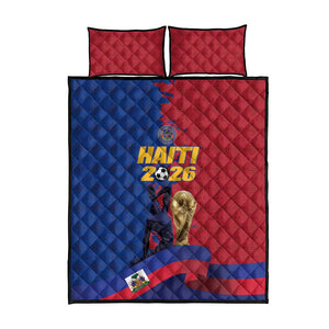 Afro-Haitians Football Quilt Bed Set Les Grenadiers 2026 World Football - African Pride