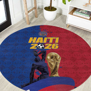 Afro-Haitians Football Round Carpet Les Grenadiers 2026 World Football - African Pride