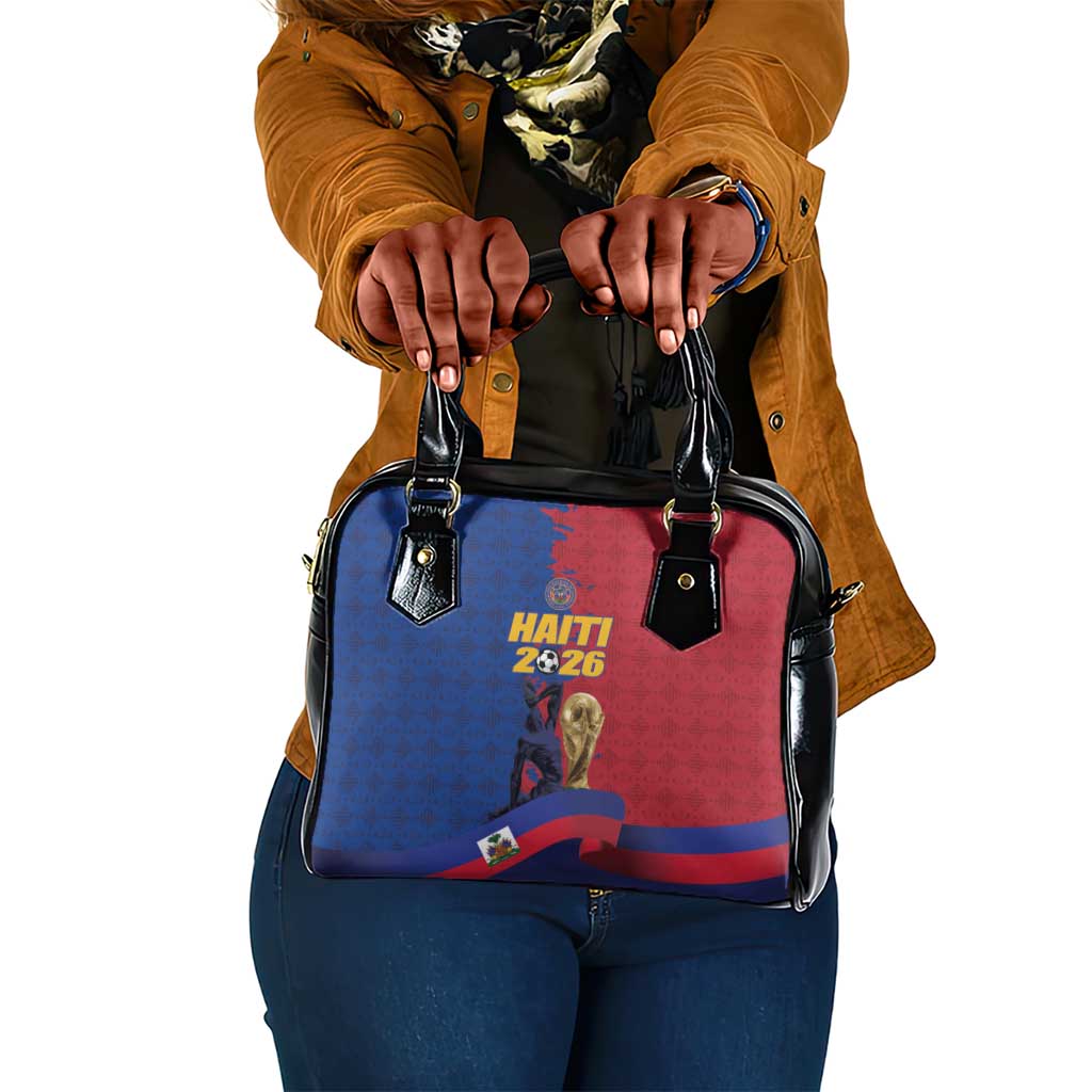 Afro-Haitians Football Shoulder Handbag Les Grenadiers 2026 World Football - African Pride