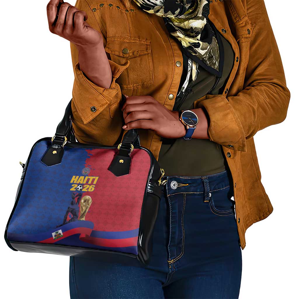 Afro-Haitians Football Shoulder Handbag Les Grenadiers 2026 World Football - African Pride