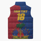 Custom Afro-Haitians Football Sleeveless Puffer Jacket Les Grenadiers 2026 World Football - African Pride