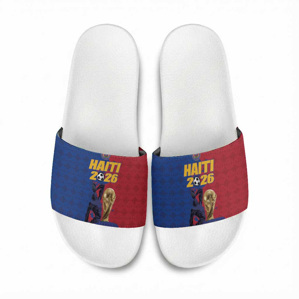 Afro-Haitians Football Slide Sandals Les Grenadiers 2026 World Football - African Pride