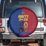 Afro-Haitians Football Spare Tire Cover Les Grenadiers 2026 World Football - African Pride