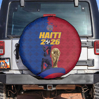 Afro-Haitians Football Spare Tire Cover Les Grenadiers 2026 World Football - African Pride
