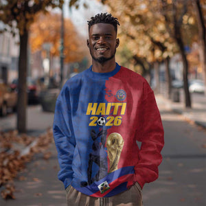 Custom Afro-Haitians Football Sweatshirt Les Grenadiers 2026 World Football - African Pride