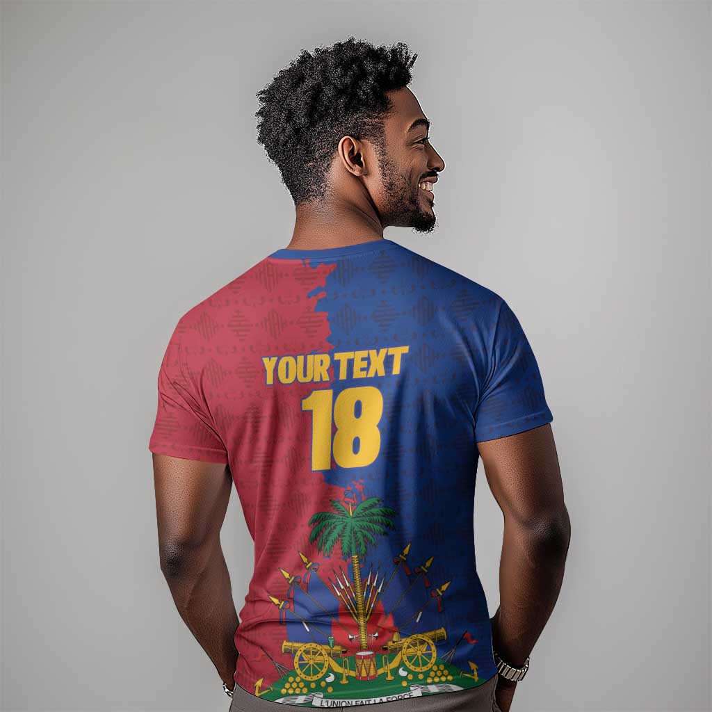 Custom Afro-Haitians Football T shirt Les Grenadiers 2026 World Football - African Pride