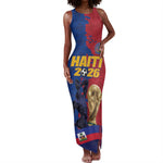 Custom Afro-Haitians Football Tank Maxi Dress Les Grenadiers 2026 World Football - African Pride