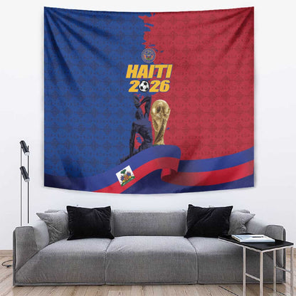 Afro-Haitians Football Tapestry Les Grenadiers 2026 World Football - African Pride