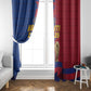 Afro-Haitians Football Window Curtain Les Grenadiers 2026 World Football - African Pride