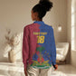 Custom Afro-Haitians Football Women Casual Shirt Les Grenadiers 2026 World Football - African Pride