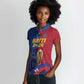 Custom Afro-Haitians Football Women Polo Shirt Les Grenadiers 2026 World Football - African Pride
