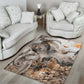 Afro Safari Animals Area Rug