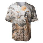 Afro Safari Animals Baseball Jersey